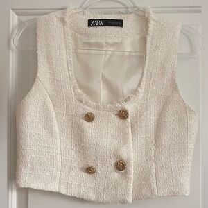 Zara Textured Vest - US Small